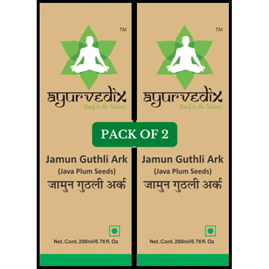 Ayurvedix Jamun Guthli Ark (200ml Each) image