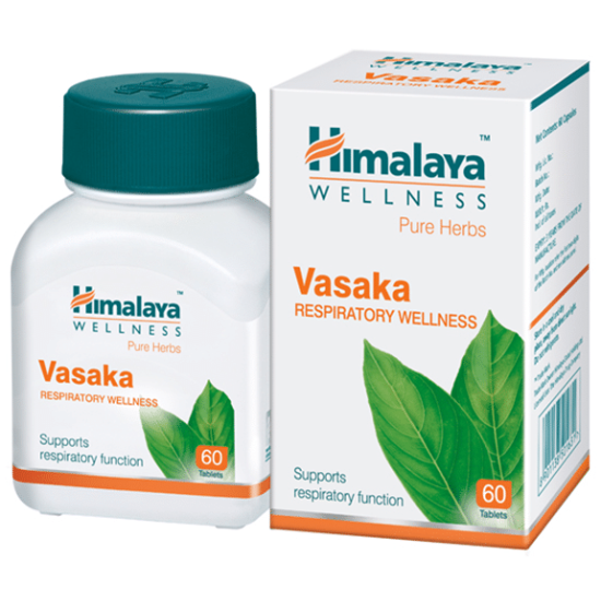 Himalaya Wellness Pure Herbs Vasaka Respiratory Wellness Tablet image