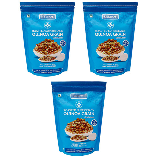 Keeros Roasted Supersnack Quinoa Grain (250gm Each) Classic image