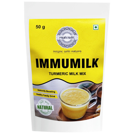 Realvedic Immumilk Turmeric Milk Mix image