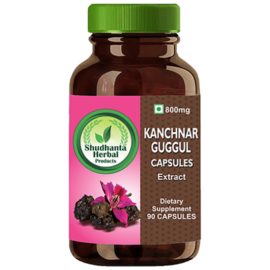 Shudhanta Herbal Kanchnar Guggul 800mg Capsule image