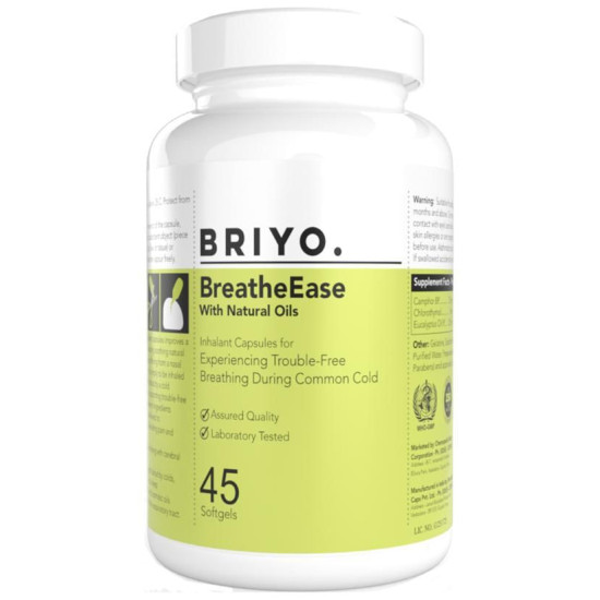 Briyo BreatheEase with Natural Oils Softgel image