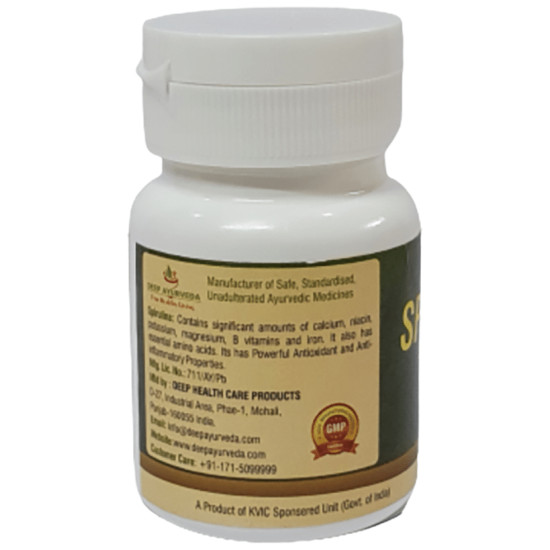 Deep Ayurveda Spirulina Enriched with Protein Capsule image