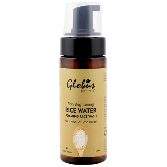 Globus Naturals Rice Water Foaming Face Wash image