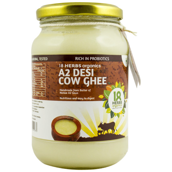 18 Herbs Organics A2 Desi Cow Ghee image