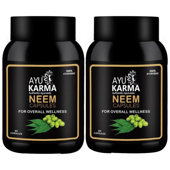 Ayukarma Neem Capsule (60 Each) image