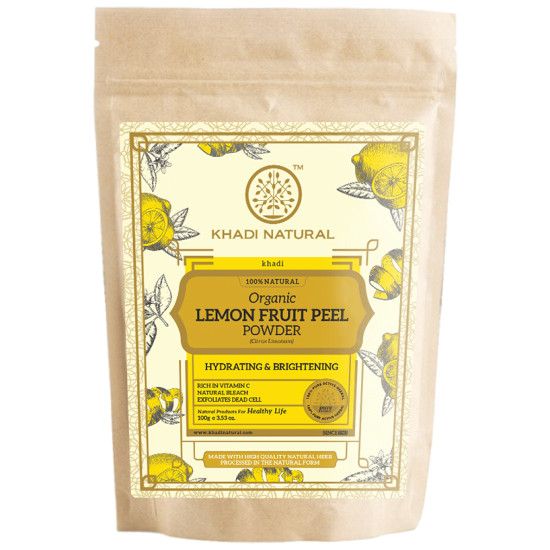 Khadi Naturals Organic Lemon Fruit Peel Powder image