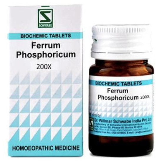 Dr Willmar Schwabe India Ferrum Phosphoricum Biochemic Tablet 200X image