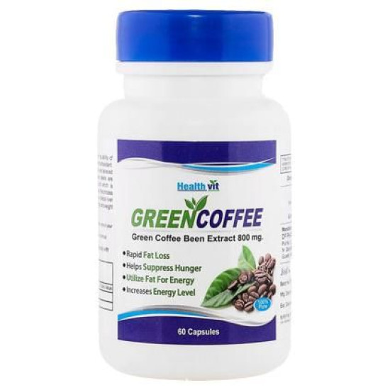 HealthVit Green Coffee 800mg Capsule image