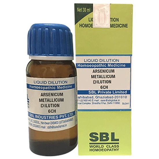 SBL Arsenicum Metallicum Dilution 6 CH image