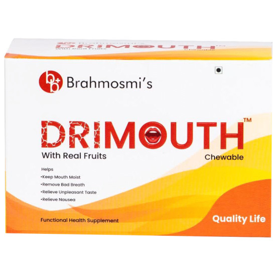 Brahmosmi's Drimouth with Real Fruits Chewable Tablet image