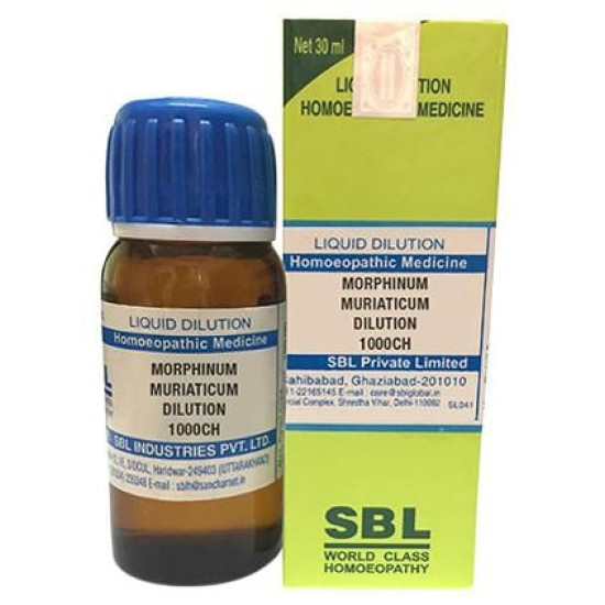 SBL Morphinum Muriaticum Dilution 1000 CH image