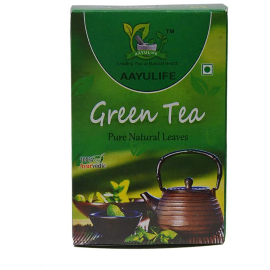 Aayulife Green Tea Pure Natural Leaves image