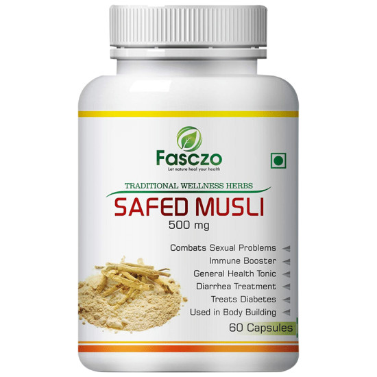 Fasczo Safed Musli 500mg Capsule image