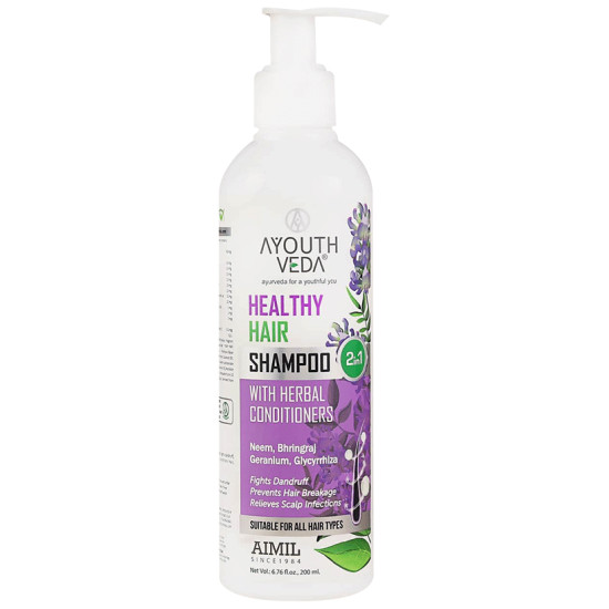 Ayouth Veda Healthy Hair 2 in 1 Shampoo With Herbal Conditioners image