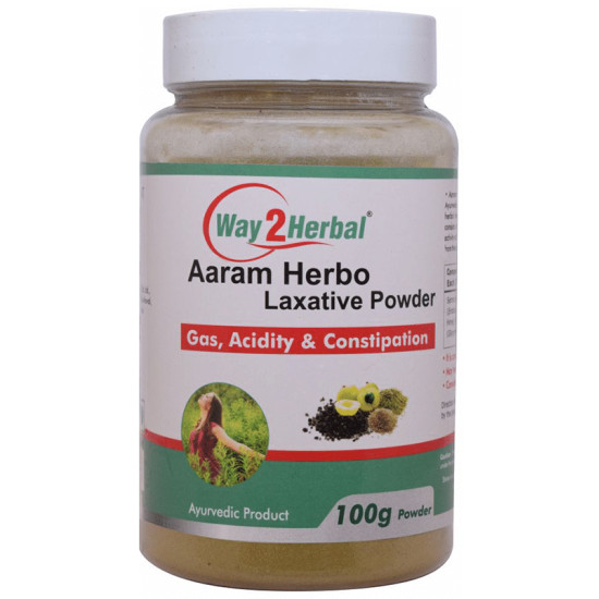 Way2Herbal Gas, Acidity & Constipation Aaram Herbo Laxative Powder image