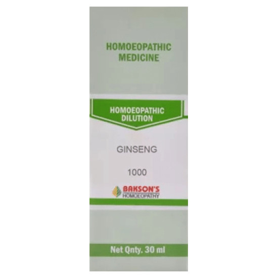 Bakson's Ginseng Dilution 1000 CH image