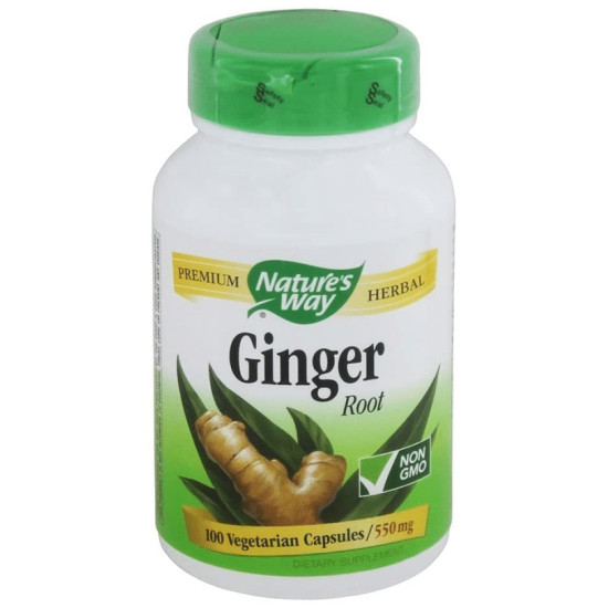 Nature's Way Ginger Root 550mg Vegetarian Capsule image