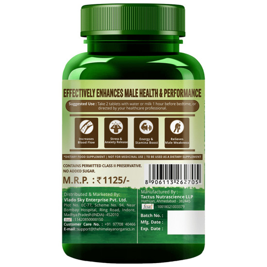 Himalayan Organics Male Vigor Vegetarian Tablet image