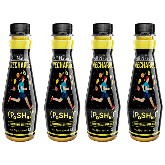 Poshn All Natural Juice Recharge Pack of 4 image