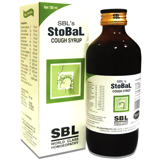 SBL Stobal Cough Syrup Sugar Free image