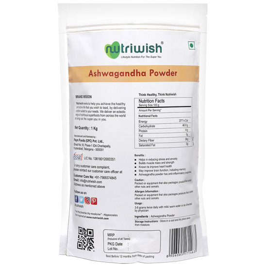 Nutriwish Ashwagandha Powder image