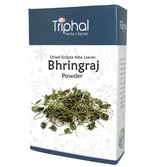 Triphal Dried Eclipta Alba Leaves Bhringraj Powder image