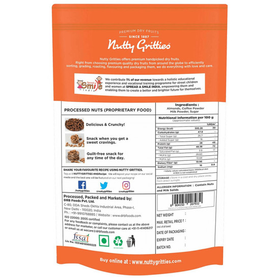 Nutty Gritties Coffee Almonds image