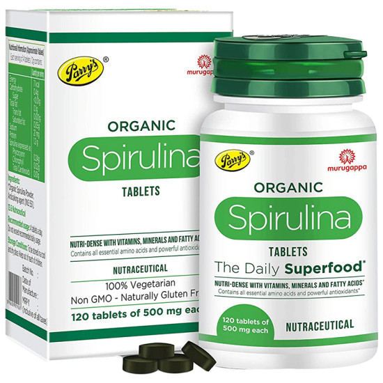 Parry's Organic Spirulina Tablet 500mg (120 Each) image