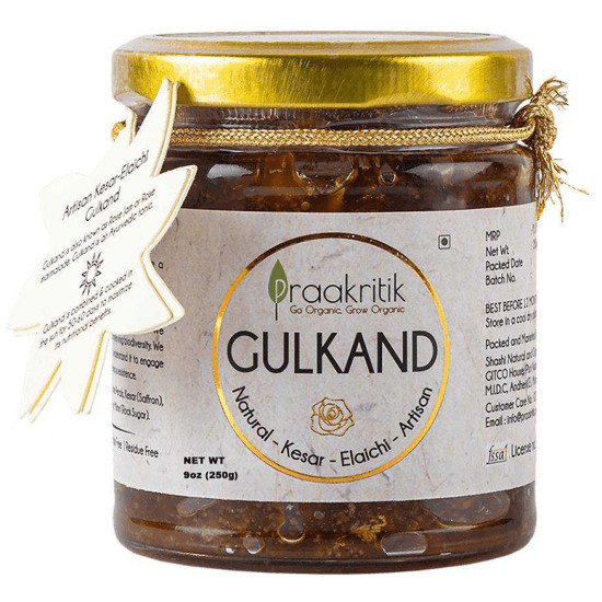 Praakritik Gulkand Natural-Kesar-Elaichi-Artisan image