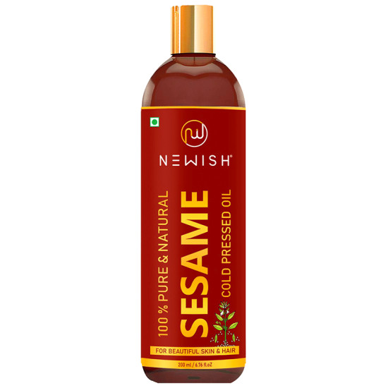 Newish 100% Pure & Natural Sesame Cold Pressed Oil image