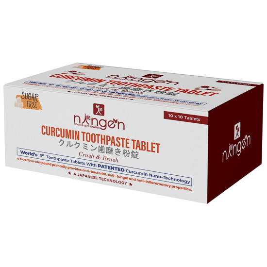 Ningen Curcumin Toothpaste Tablet image