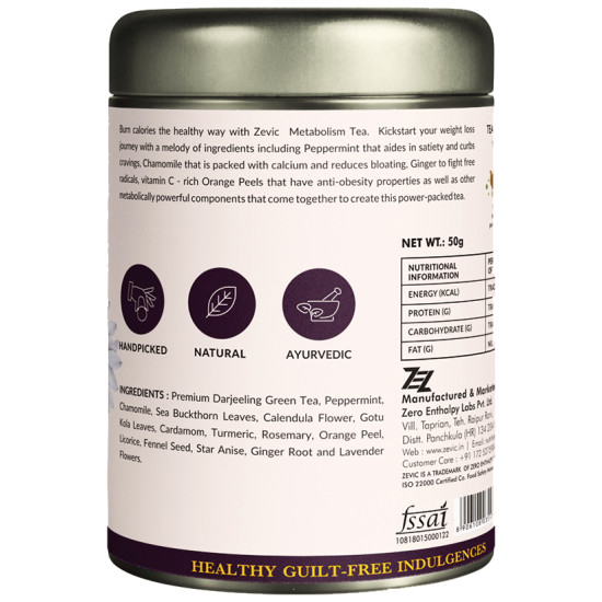 Zevic Metabolism Tea Natural Herbal Tea image