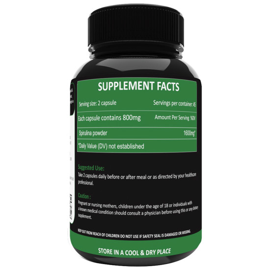 Organic Vasi Superfood Spirulina Capsule image