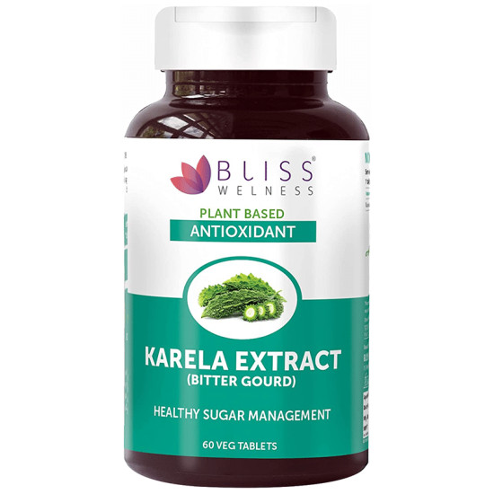 Bliss Welness Antioxidant Karela Extract Veg Tablet image