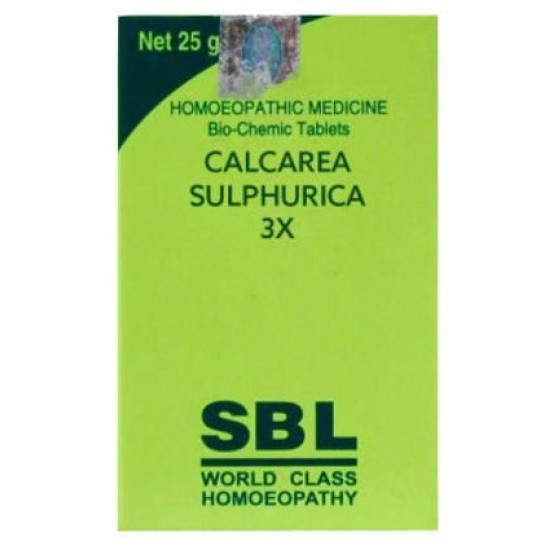 SBL Calcarea Sulphurica Biochemic Tablet 3X image