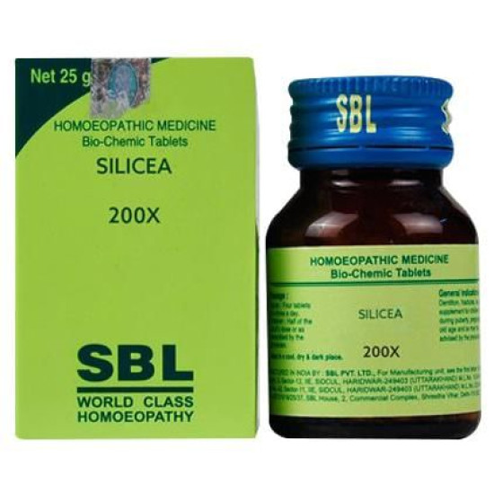 SBL Silicea Biochemic Tablet 200X image