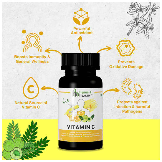 Herbs & Health Vitamin C Vegetarian Capsule image