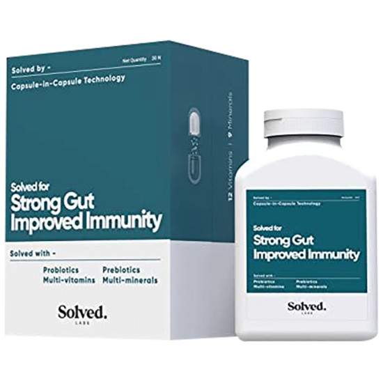 Solved Probiotics + Prebiotics & Multivitamins Capsule image