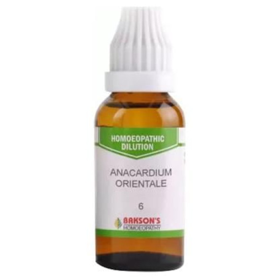 Bakson's Anacardium Orientale Dilution 6 CH image