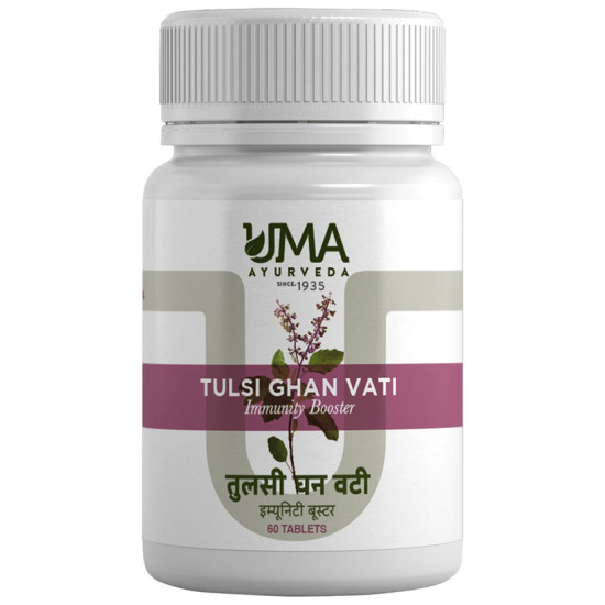 Uma Ayurveda Tulsi Ghan Vati Immunity Booster image