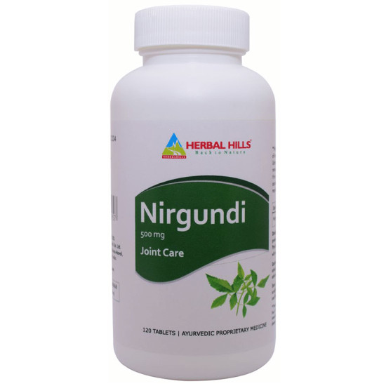 Herbal Hills Nirgundi Joint Care Tablet image