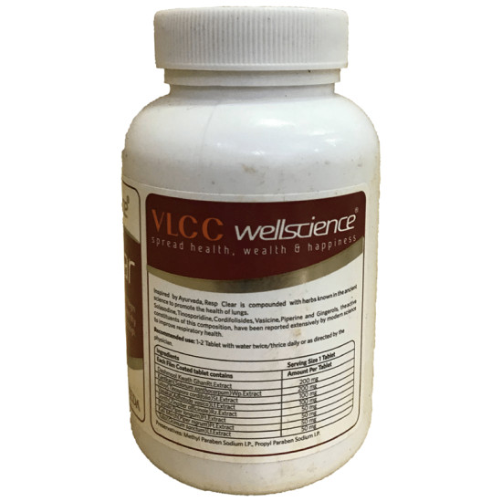 VLCC Wellscience Resp Clear Tablet image