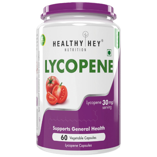 HealthyHey Lycopene 30mg Vegetable Capsules image