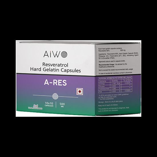 AIWO A-Res Resveratrol Hard Gelatin Capsule image