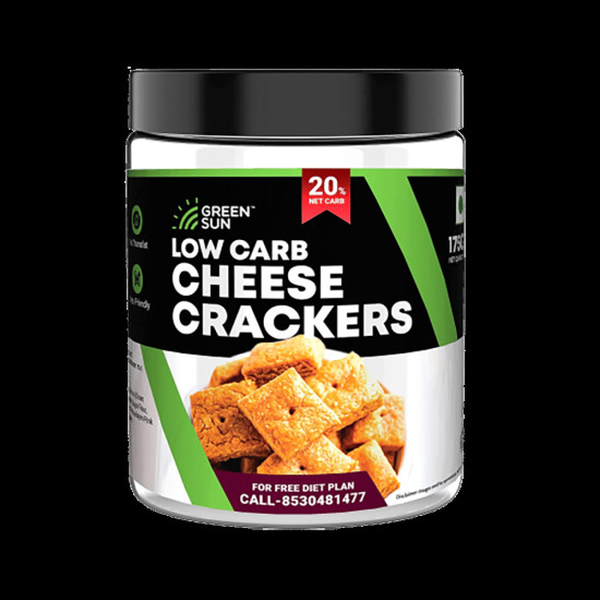 Green Sun Low Carb Cheese Crackers image