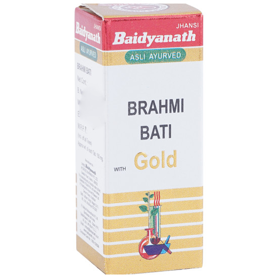 Baidyanath (Jhansi) Brahmi Bati with Gold image