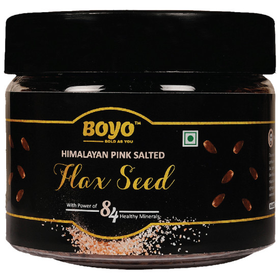 Boyo Himalayan Pink Salted Flax Seeds image