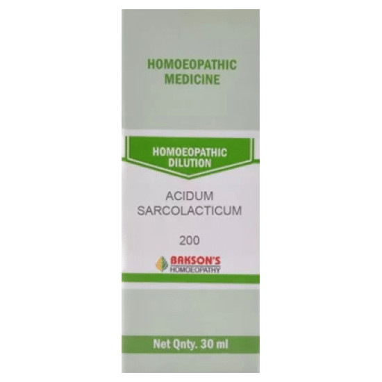 Bakson's Acidum Sarcolacticum Dilution 200 image