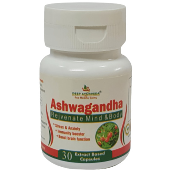 Deep Ayurveda Ashwagandha Extract Based Capsule image